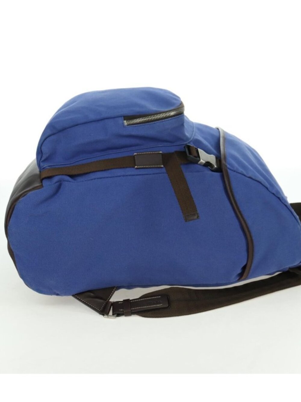 PRADA Backpack Canvas Blue Silver - Picture 5 of 16
